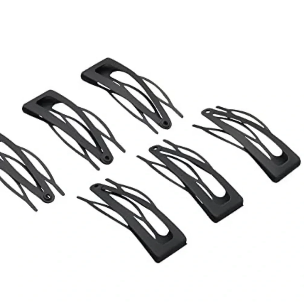 Revlon Double Grip Black‎ Hair Clips, 6 count